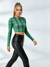 Sexy Faux Leather Zipper Leggings