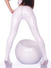 ZASUWA Female Glossy PU Faux Leather Leggings