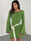 ZASUWA Female Sexy Solid Color Backless Without Bikini Set Cover-up