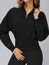 ZASUWA Female Zipper Stand Up Collar Windproof Jacket