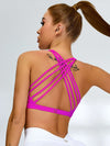 ZASUWA Female Pure White Beauty Back Sports Bras