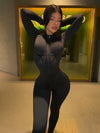 ❤ZASUWA Female Trendy Zipper Peach Booty Jumpsuit