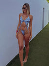 ZASUWA Female Cowboy Hollow Out Cross Back One-Piece