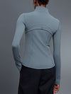 ZASUWA Female Sexy Zipper Pocket Thumbhole Jacket