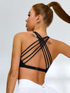 ZASUWA Female Pure White Beauty Back Sports Bras