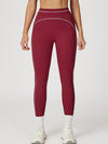 ZASUWA Female Contrast Color Stripes Booty Leggings