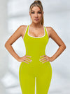 Backless Stripes Jumpsuit