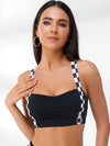 ZASUWA Female Chessboard V Shaped-waist Leggings