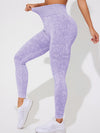 ZASUWA Female Denim Elastic Tight Hip-lift Quick Dry Leggings