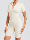 ZASUWA Female Zipper Stand Collar Jumpsuit