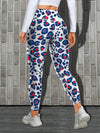 ZASUWA Female Leopard Print High-rise Leggings