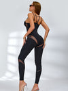 🖤ZASUWA Female Sexy Mesh Push-Up Yoga Jumpsuit