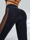 ZASUWA Female Quick-dry Fishnet Flare Scrunch Bum Cross Back Tracksuit