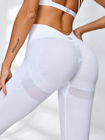 Sexy Deep V Back Scrunch Bum Leggings