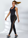 ZASUWA Female Lace-up Breathable Scrunch Bum High-waisted Leggings