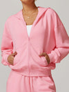 ZASUWA Female Pocket Zipper Casual Hoodie
