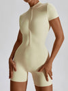 ZASUWA Female Stand Collor Zipper Hip-lift Romper