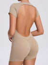 ZASUWA Female Backless Hip-lift Romper