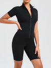 ZASUWA Female Zipper Stand Collar Jumpsuit