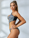 Shiny Crystal Cutout One Piece