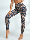 Leopard Deep V Back Scrunch Bum Shorts