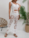 ZASUWA Female Sexy Fishnet Hollow Out Swimwear Cover Dress Without Bikini Set