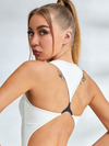 U Collar Backless Metal Tank