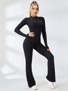 Zipper Flare Jumpsuit