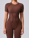 ZASUWA Female Heart Backless Jumpsuit