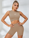Seamless Hip-lift Scrunch Bum Short Tracksuit
