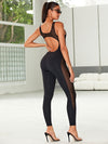 🖤ZASUWA Female Hollow Out Mesh Jumpsuit