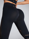 ZASUWA Female Sexy Fishnet Quick-dry High-rise Leggings