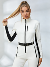 Waterproof Warm Zipper Ski Jumpsuit