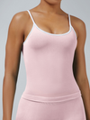 Stripes Backless Seamless Tank