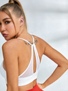 U Collar Hollow Out Beautify Back Sports Bras