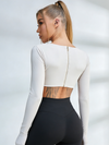 Push-up Cropped Long Sleeves