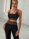 ❤ZASUWA Female Sheer Mesh Scrunch Bum Quick-dry Leggings