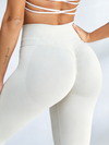 ZASUWA Female Low Waist Solid Color Elastic Tight Basic Yoga Leggings