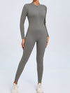 ZASUWA Female Backless Zipper Hollow Out Scrunch Bum Jumpsuit