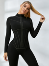 Corset Zipper Jumpsuit