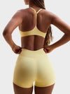 ZASUWA Female I-shaped Adjustable Strap U Collar Quick Dry Backless Sports Bras