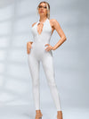 ZASUWA Female Zipper Backless Scrunch Bum Jumpsuit