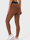 ZASUWA Female Contrast Color Elastic Tight Push Up Design Leggings