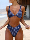 ZASUWA Female Sexy Natural Texture Print Bikini Set