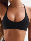 ZASUWA Female I-shaped Adjustable Strap U Collar Quick Dry Backless Short Tracksuit