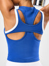 ZASUWA Female Contrast Color Two-piece Zipper High-support Tank