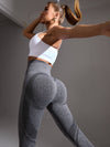 ZASUWA Female Push-up Seamless Hip-lift Scrunch Bum Elastic Tight Leggings