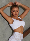 ZASUWA Female Big U Collar Backless Sports Bras