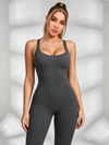 Cross Back Scrunch Bum Jumpsuit