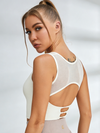 Sheer Mesh Backless Tank